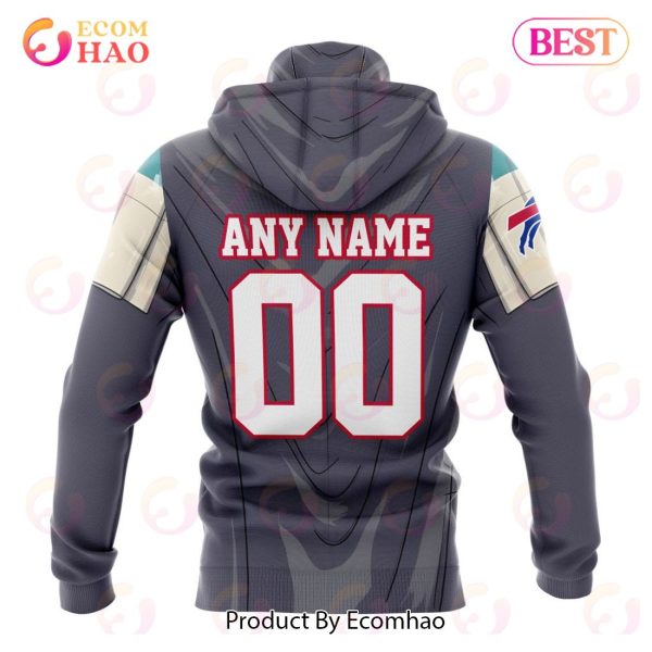 NFL Buffalo Bills Specialized Unisex Kits With Mandalorian And Baby Yoda 3D Hoodie