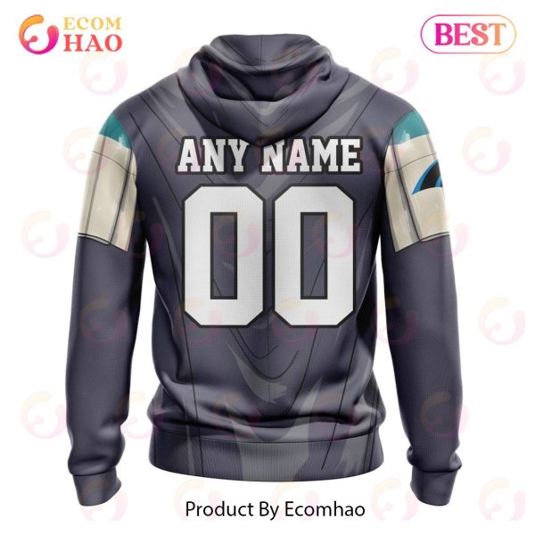 NFL Carolina Panthers Specialized Unisex Kits With Mandalorian And Baby Yoda 3D Hoodie
