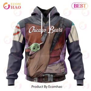 NFL Chicago Bears Specialized Unisex Kits With Mandalorian And Baby Yoda 3D Hoodie