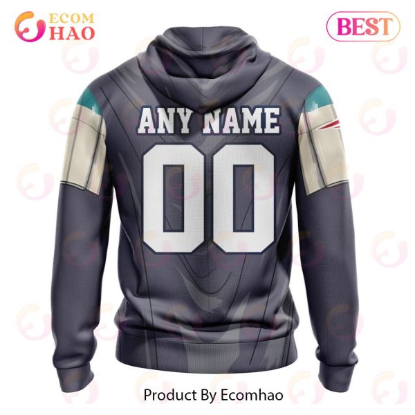 NFL New England Patriots Specialized Unisex Kits With Mandalorian And Baby Yoda 3D Hoodie