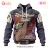 NFL New England Patriots Specialized Unisex Kits With Mandalorian And Baby Yoda 3D Hoodie