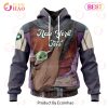 NFL New York Giants Specialized Unisex Kits With Mandalorian And Baby Yoda 3D Hoodie