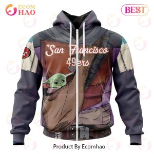 NFL San Francisco 49ers Specialized Unisex Kits With Mandalorian And Baby Yoda 3D Hoodie