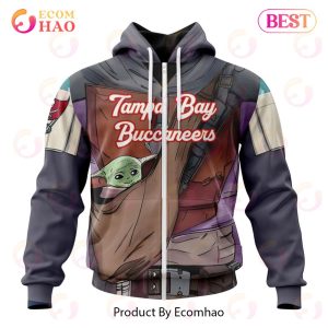 NFL Tampa Bay Buccaneers Specialized Unisex Kits With Mandalorian And Baby Yoda 3D Hoodie