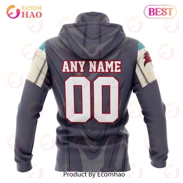 NFL Tampa Bay Buccaneers Specialized Unisex Kits With Mandalorian And Baby Yoda 3D Hoodie