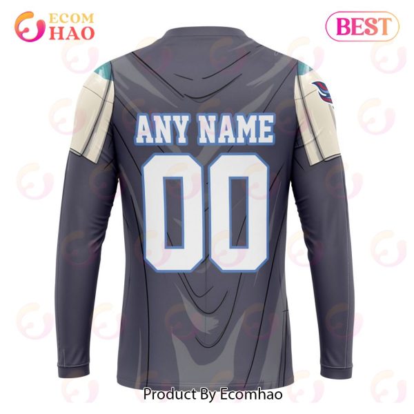 NFL Tennessee Titans Specialized Unisex Kits With Mandalorian And Baby Yoda 3D Hoodie