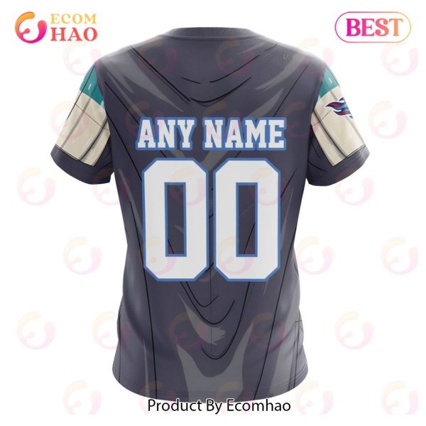 NFL Tennessee Titans Specialized Unisex Kits With Mandalorian And Baby Yoda 3D Hoodie