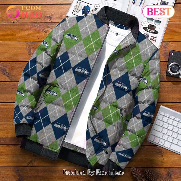 NFL Seattle Seahawks Puffer Jacket 3D