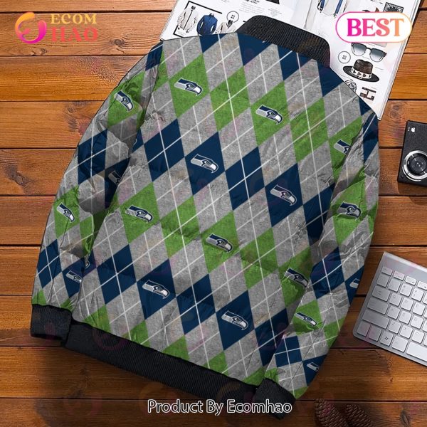 NFL Seattle Seahawks Puffer Jacket 3D