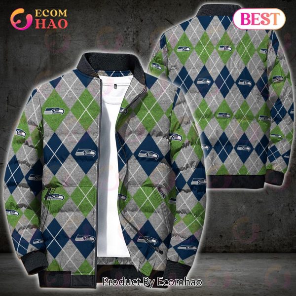 NFL Seattle Seahawks Puffer Jacket 3D
