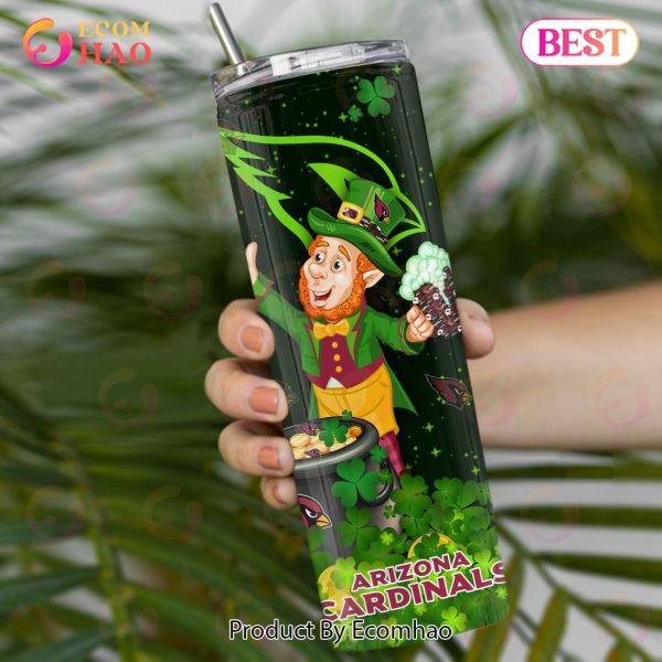 NFL Arizona Cardinals Saint Patrick’s Day Skinny Tumbler Cup