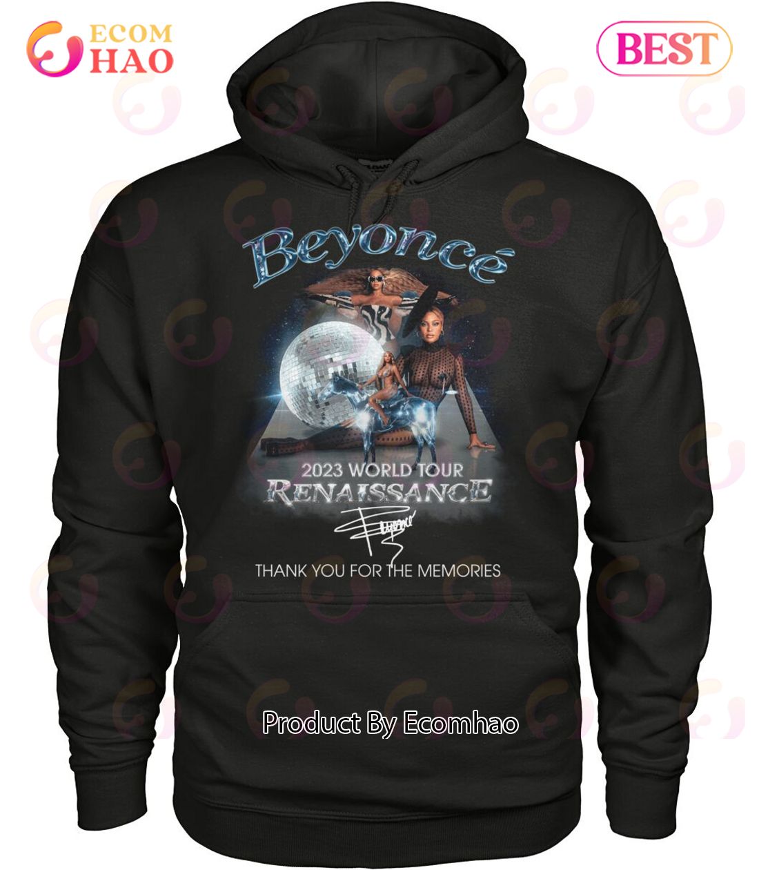 Beyonce 2023 World Tour Renaissance Thank You For The Memories T-Shirt