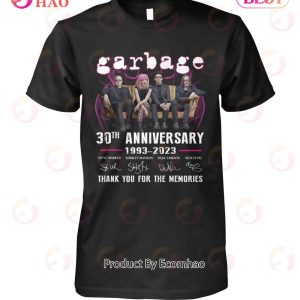 Garbage 30th Anniversary 1993 – 2023 Thank You For The Memories T-Shirt