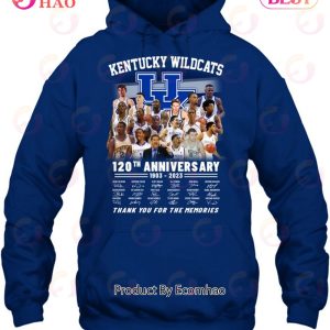 Kentucky Wildcats 120th Anniversary 1903 – 2023 Thank You For The Memories Hoodie