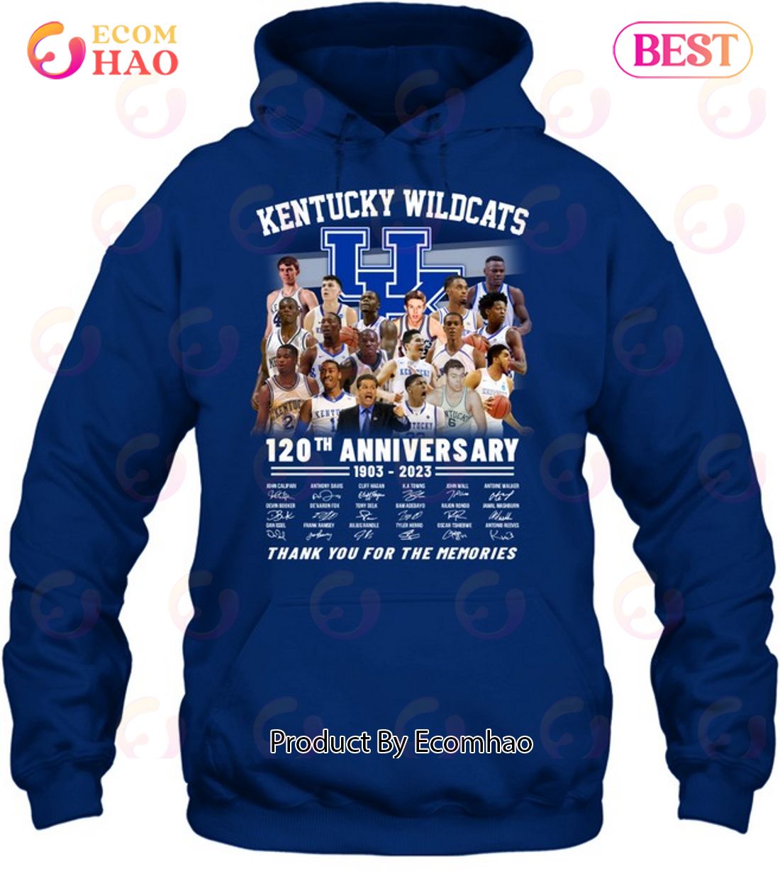 Kentucky Wildcats 120th Anniversary 1903 – 2023 Thank You For The Memories Hoodie