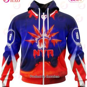 NHL New York Rangers Specialized Jersey For Halloween Night 3D Hoodie