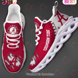 NCAA Alabama Crimson Tide Personalized Max Soul Shoes Custom Name