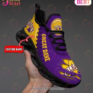 NCAA Albany Great Danes Personalized Max Soul Shoes Custom Name