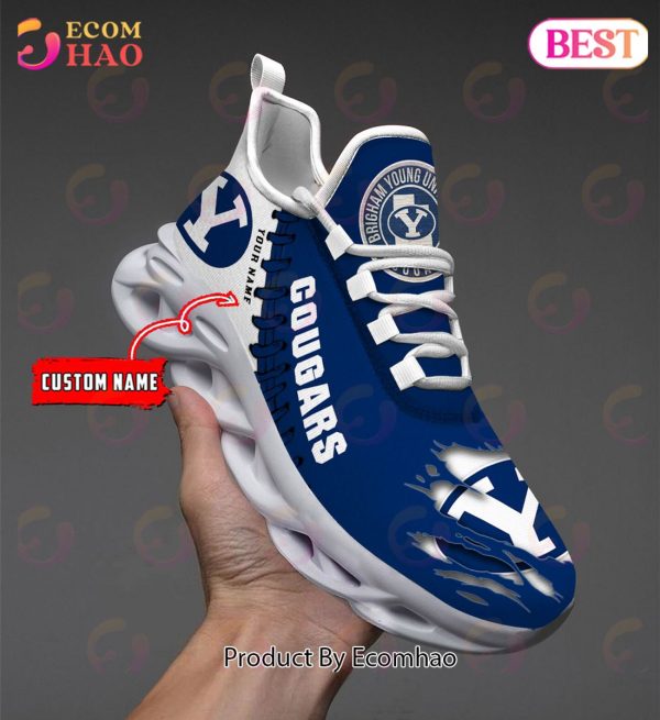 NCAA BYU Cougars football Personalized Max Soul Shoes Custom Name