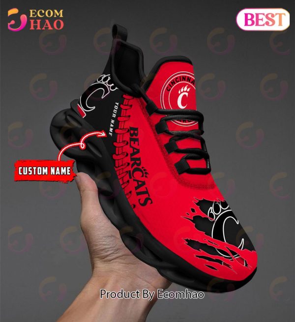 NCAA Cincinnati Bearcats Personalized Max Soul Shoes Custom Name