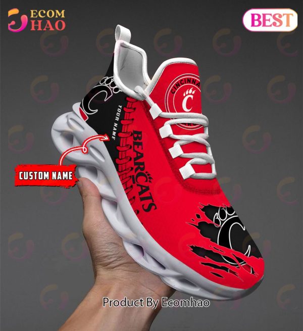 NCAA Cincinnati Bearcats Personalized Max Soul Shoes Custom Name