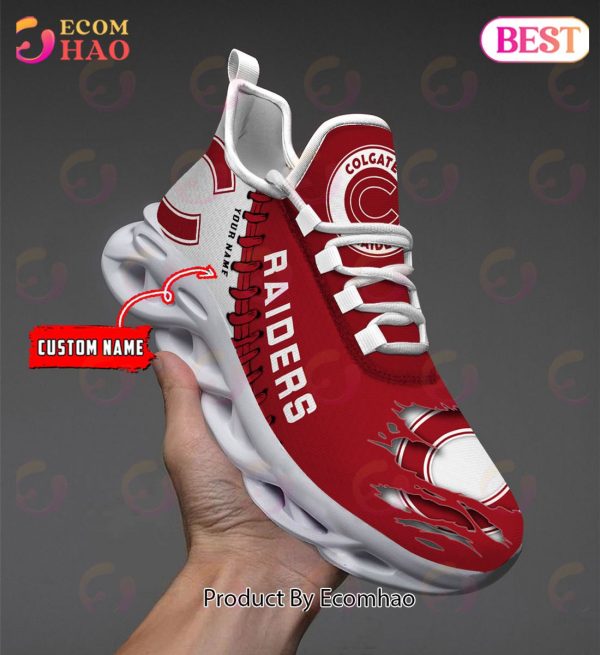 NCAA Colgate Raiders Personalized Max Soul Shoes Custom Name