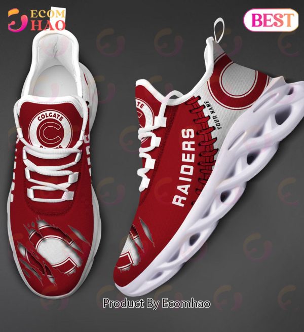 NCAA Colgate Raiders Personalized Max Soul Shoes Custom Name