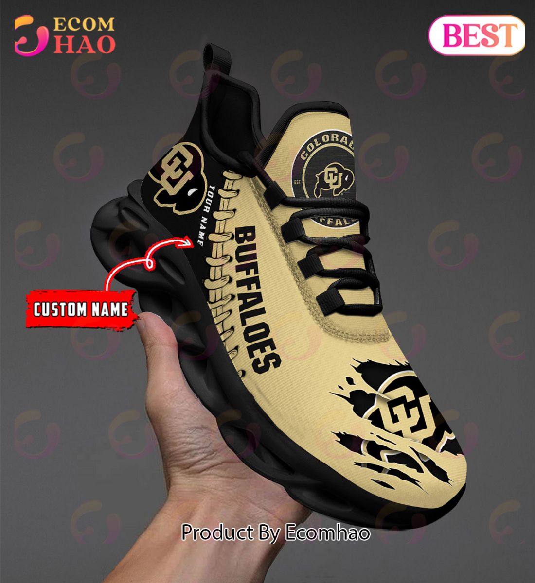 NCAA BYU Cougars football Personalized Max Soul Shoes Custom Name