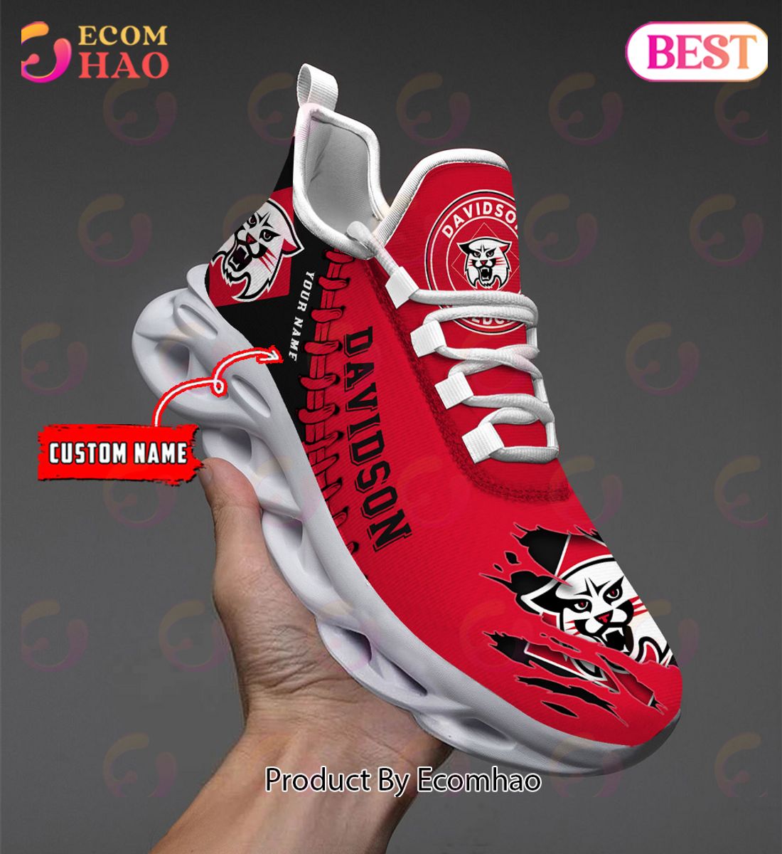 NCAA Coastal Carolina Chanticleers Personalized Max Soul Shoes Custom Name