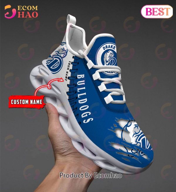 NCAA Drake Bulldogs Personalized Max Soul Shoes Custom Name