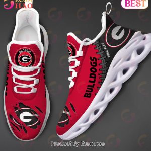 NCAA Georgia Bulldogs Personalized Max Soul Shoes Custom Name