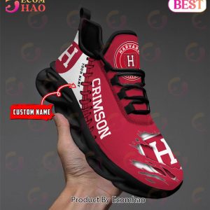 NCAA Harvard Crimson Personalized Max Soul Shoes Custom Name