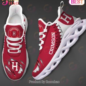 NCAA Harvard Crimson Personalized Max Soul Shoes Custom Name