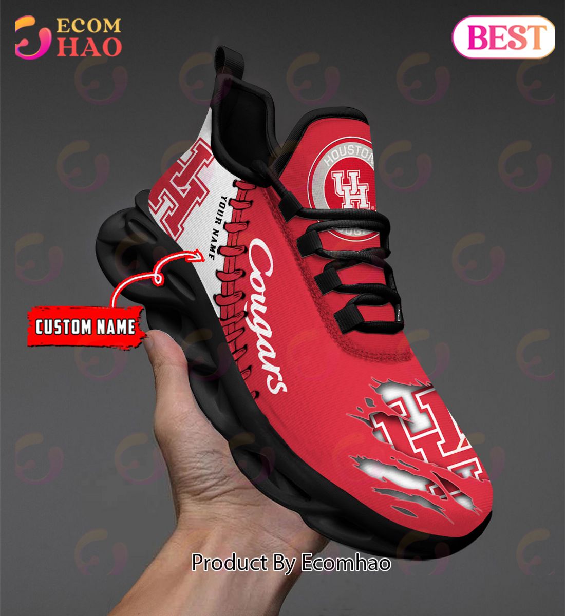 NCAA Florida State Seminoles Personalized Max Soul Shoes Custom Name