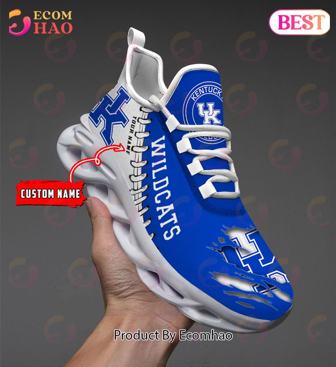 NCAA Marshall Thundering Herd Personalized Max Soul Shoes Custom Name