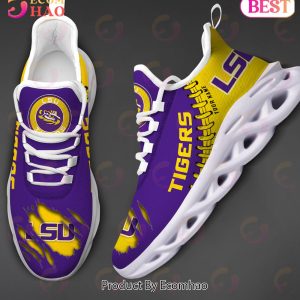 NCAA LSU Tigers Personalized Max Soul Shoes Custom Name