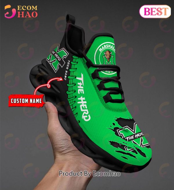 NCAA Marshall Thundering Herd Personalized Max Soul Shoes Custom Name