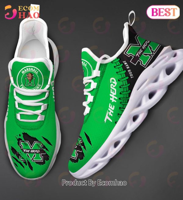 NCAA Marshall Thundering Herd Personalized Max Soul Shoes Custom Name
