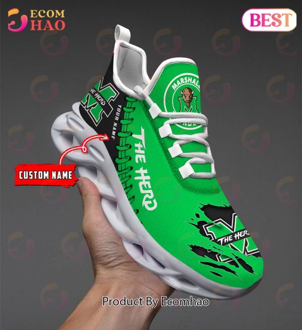 NCAA Marshall Thundering Herd Personalized Max Soul Shoes Custom Name