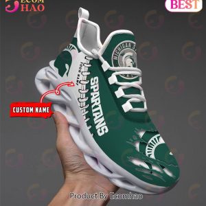 NCAA Michigan State Spartans Personalized Max Soul Shoes Custom Name