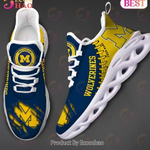 NCAA Michigan Wolverines Personalized Max Soul Shoes Custom Name