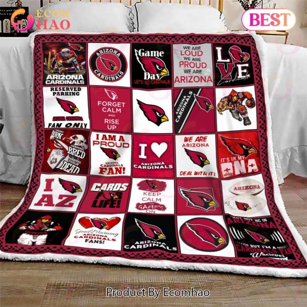 Arizona Cardinals Quilt, Blanket NFL