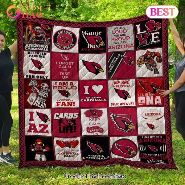 Arizona Cardinals Quilt, Blanket NFL