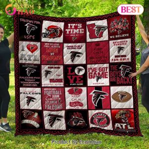 Atlanta Falcons Quilt, Blanket NFL