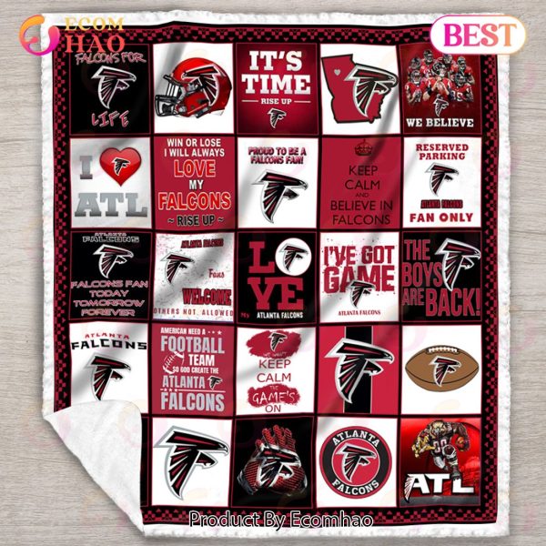 Atlanta Falcons Quilt, Blanket NFL