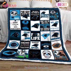 Carolina Panthers Quilt, Blanket NFL