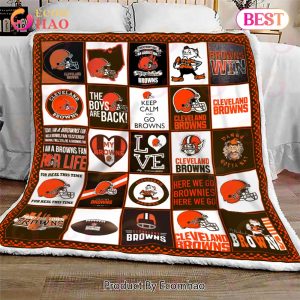Cleveland Browns Quilt, Blanket NFL