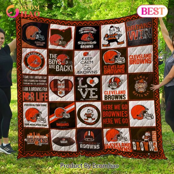 Cleveland Browns Quilt, Blanket NFL