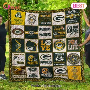 Green Bay Packers Quilt, Blanket NFL