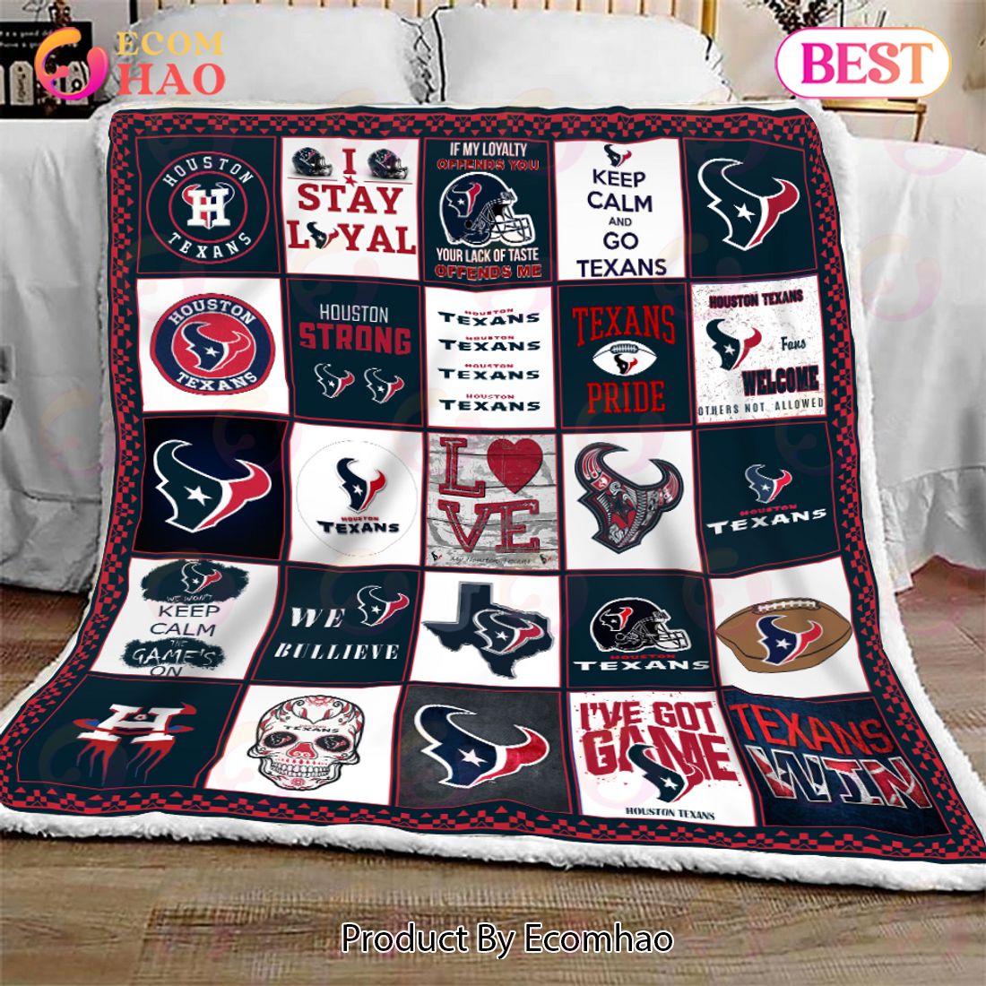 Denver Broncos Quilt, Blanket NFL